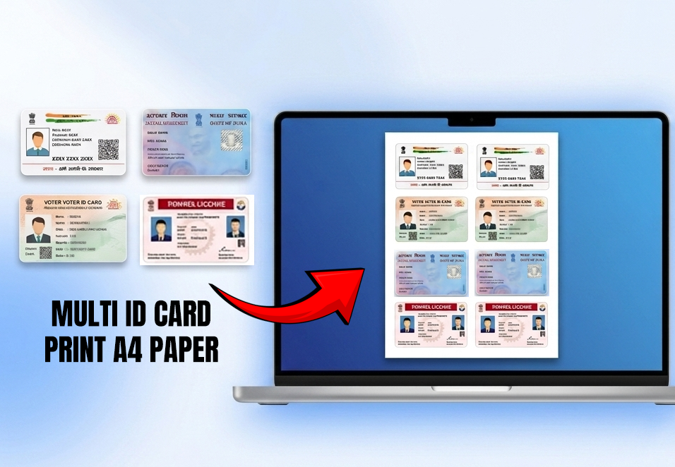 Multiple ID Cards Print