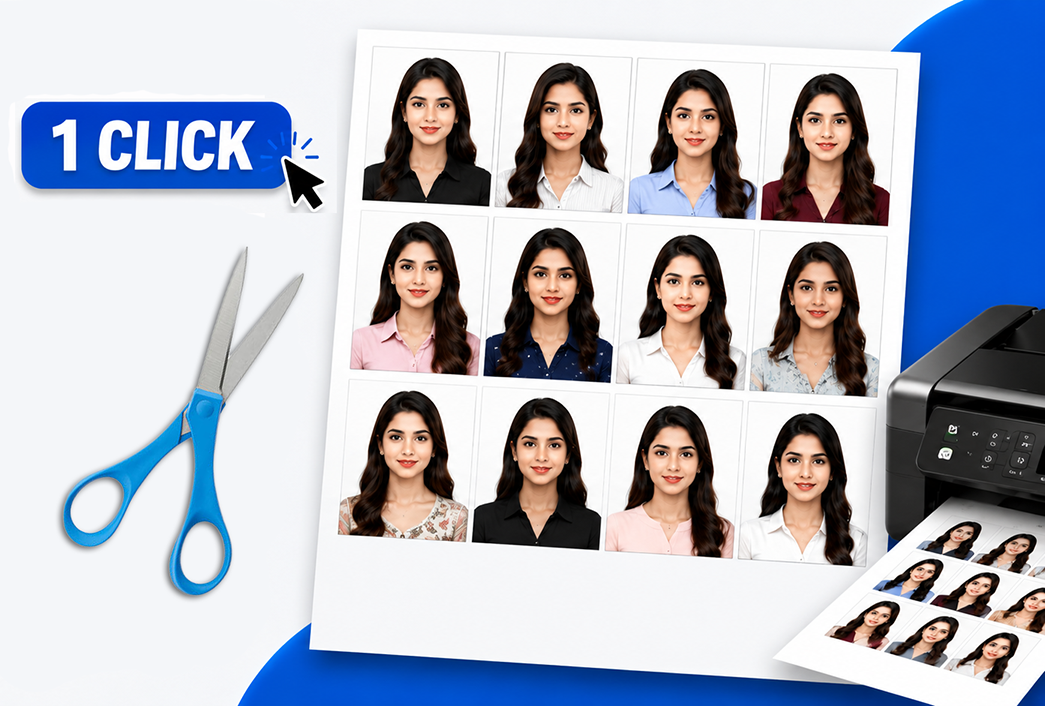 Multiple Passport Photo