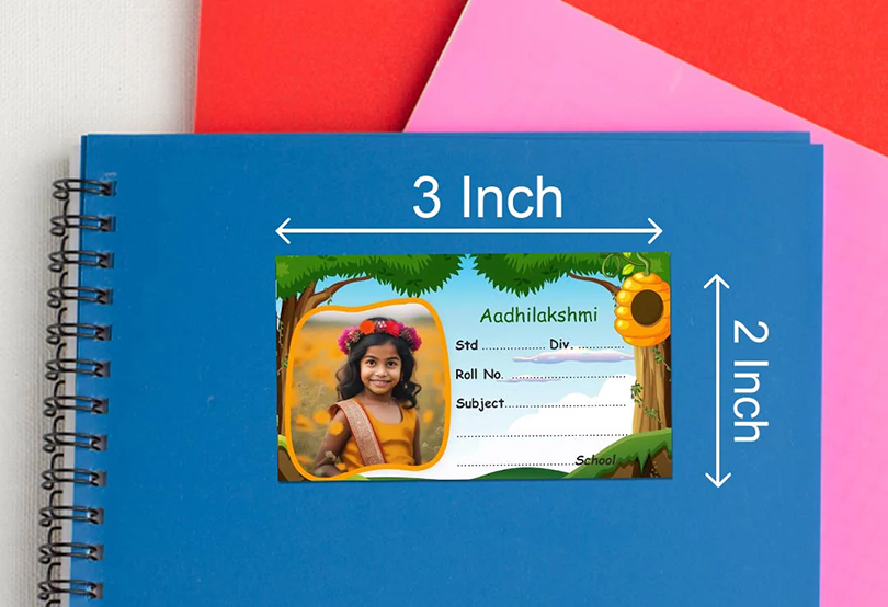 Notebook Name Sticker